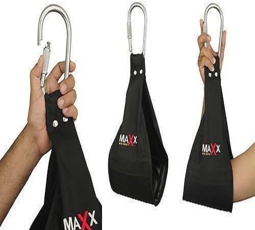 Maxx Crunch Sling AB Straps Weight Lifting Door Hanging Gym Chinning Bar Hook Fitness