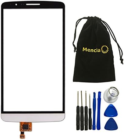 Mencia White Color Touch Digitizer Screen Glass Replacement For LG Optimus G3 D850 D855 D851 LS990 VS985 With Tools (NO LCD)