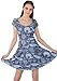 CowCow Womens Summer Dress Whales Marine Ocean Shark Octopus Crab Penguins Sea Animal Short Sleeve Dress, XS-5XL