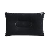 Tenflyer Outdoor Camping Traveling Beach PVC Inflatable Pillow Mattress Tent Use (Navy blue)