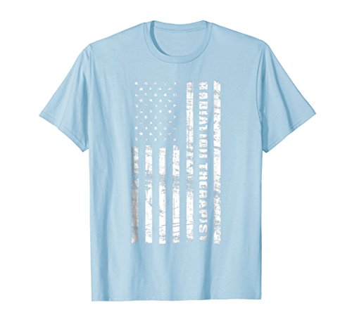 Radiation Therapist T-Shirt American Flag Independence Day