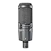 Audio-Technica AT2020USB+ Cardioid Condenser USB Microphone Bundle with Boom Arm Stand and Pop Filter (3 items)