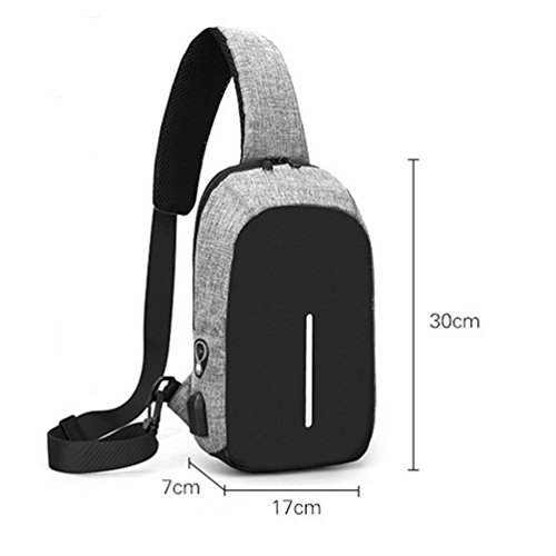 Wenyujh Sling Backpack Lightweight Shoulder Chest Crossbody Bag for Women Men Casual Hiking Travel Sports Bag