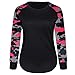 haoricu Women Blouse, Summer Women Long Sleeve Shirt Casual Blouse Tops T Shirt (S, Hot Pink)