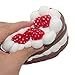 Bhbuy New Colossal Squeezing Strawberry Cake Cream Scented Slow Rising Cream Scented Release Stress Toy Random Color