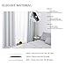 WONTEX Blackout Curtains Room Darkening Thermal Insulated Living Room Curtains, 52 x 84 inch, Greyish White, 2 Grommet Curtain Panels
