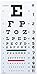 Graham-Field 1240 Grafco Snellen Eye Chart, Plastic with Non-Reflective Matte Finish, 22