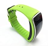 LUCKYMALL Replacement Plastic Band for Samsung Galaxy Gear Fit (Green)