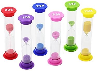 EasyHoKi Teaching Sand Timer for building the concept of passing time (Purple)