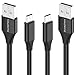 [2-Pack] Micro USB Cable 6ft, Haloking Fast Charging & Sync Cord for Android, Samsung, Amazon Kindle, LG, Nexus, PS4, Xbox - Black
