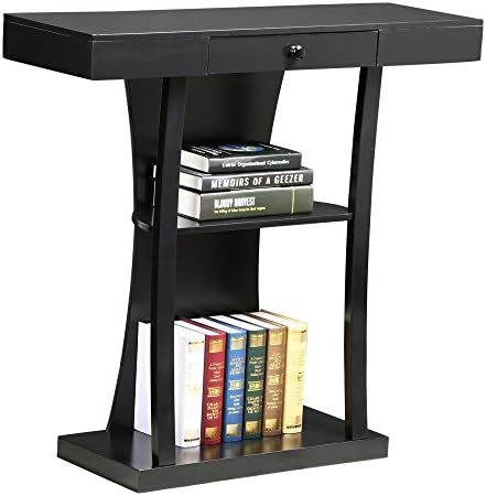 Wood Hallway Table Bookshelf onsole End Sofa Accent Modern Hall Entry Furniture