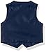 Nautica Boys' 4-Piece Formal Dresswear Vest Set with Bow Tie, Dark Blue Velvet, 24 Months