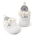 HsdsBebe 2pcs/Set Newborn Baby Girl Princess Mary Jane Shoes Toddler Infant Wedding Dress Flat Shoes with Free Headband