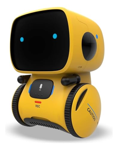Robô De Controle De Voz Interativo Para Crianças Inteligente (Amarelo)