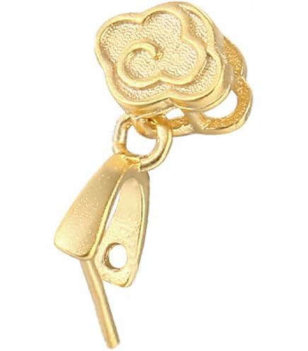 2 Pièces Fermoir Pinch Bail Argent 925 – 15mm, Connecteur Pour Bijoux