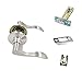 ALEKO SKT804PS Satin Nickel Finish Passage Door Lever Interior Doors