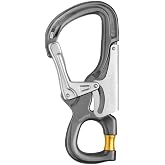 Petzl EASHOOK Open Connector with Gated Connection Point for Lanyards