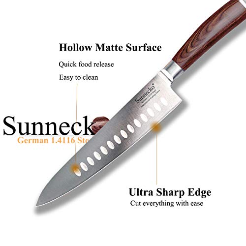 3 Sunnecko+Pakkawood+Nonstick+All+Purpose+Kitchen