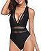 Tempt Me Women One Piece Plunge Monokini Sexy Hollow Out Swimsuits Bathing Suit