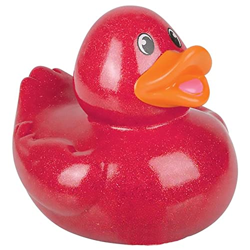 Glitter Rubber Duck Toy with Sound Assortment Duckies for Kids, Bath