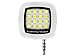 AcenX 2015 New 16 LED Mini Portable Selfie Spotlight, Match With Selfie Stick Monopod Tripod For iPhone 5/5S/6/6S/6S Plus iPad iPad Air Samsung Note(White)