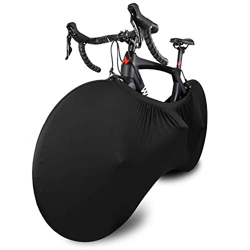 WESTGIRL Bicycle Wheel Cover, Anti-dust Indoor Bike Storage Bag, Washable Elastic Bicycle Scratch-Proof Protective Gear Tire Package for MTB Road Bike, Keeps Floors and Walls Dirt-Free