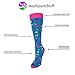 MadSportsStuff Exotic Leopard Over the Calf Socks (Neon Leopard, Small)