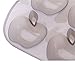 Mirenlife 6 Cavity Apple Shape Non Stick Silicone Pan for Cake, Cupcake, Chocolate, Pastry, Muffin, Bread, Big Ice Cube, Soap, and More, Set of 2