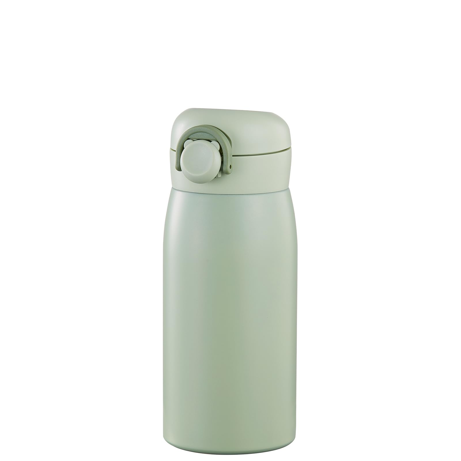 Photo 1 of 12 oz Mini Water Bottle Small Stainless Steel Thermoses - Insulated Vacuum, Leak Proof, Keeps Drinks Hot/Cold - Ideal for Coffee, beverage, Water - Green