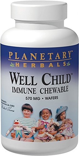 Planetary Herbals Well Child Immune Chewable Wafers, 120 Count