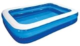 Giant Inflatable Kiddie Pool - Family and Kids Inflatable Rectangular Pool - 10 Feet Long (120" X 72" X 20")