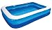 Giant Inflatable Kiddie Pool - Family and Kids Inflatable Rectangular Pool - 10 Feet Long (120" X 72" X 20")