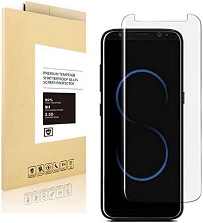 OneWalker Galaxy S8 Screen Protector,Ultra High Definition Easy-to-install 3D Curved Case Friendly Glass for Samsung Galaxy S8