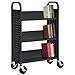 Sandusky Lee SL330-09 Single Sided Sloped Shelf Book Truck, 14