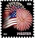 USPS Forever Stamps, Star-Spangled Banner, Roll of 100 (Fireworks)