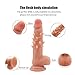 Gây Male 8.26 Inches Personal Massage Surface Bump with Realistic Suction Cup Dillo Waterproof for Women Adult Toys (Color : A)thumb 2