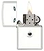 Zippo Arctic Fox Pocket Lighter, White Matte