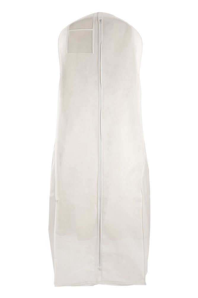 White Wedding Travel & Storage Garment Bag By Bags For Less
