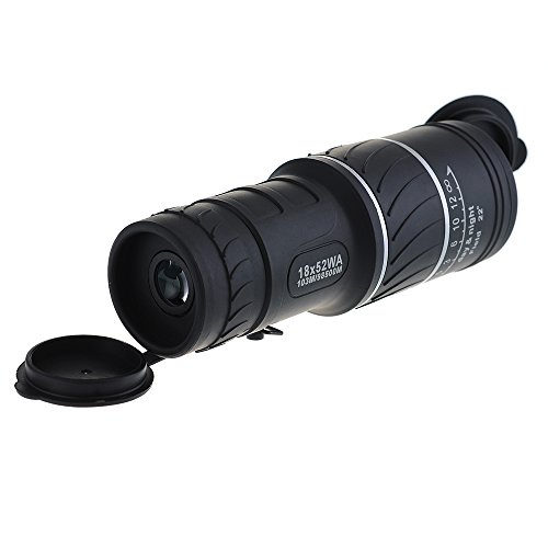 VicTsing 18 x 52 Monocular Dual Focus HD Optics Zoom Telescope Portable Monocular Scope for Wildlife, Hunting, Camping, Birds Watching, Camping