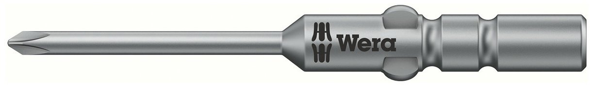 Wera 05135281001 00 x 60 mm 851/21 PH J Bits for Phillips Screws - Silver