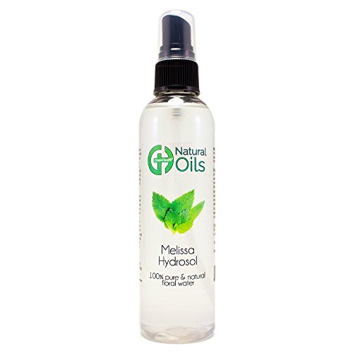 GreenHealthMelissa Hydrosol (Floral Water) - 4 fl oz Plastic Bottle w/Black Spray Cap - 100% natural - GreenHealth