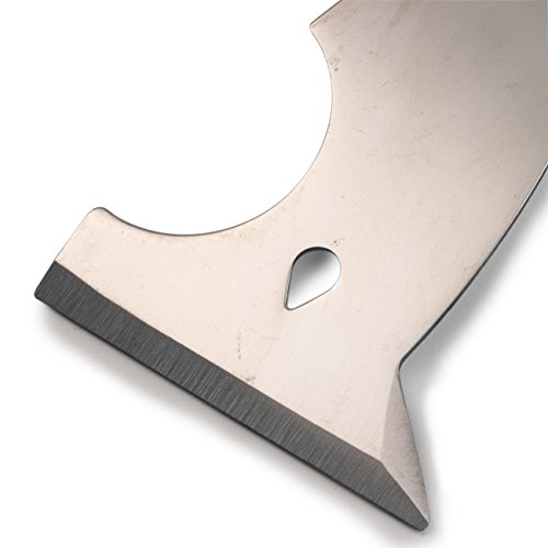 Tooluxe 00883L Scraping Blade | Stainless Steel with Brass-plated Hammer End