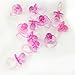 Adorox 2.5'' Pink Acrylic Baby Pacifier Shower Favor (Pink (36 Pieces))