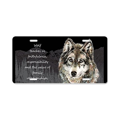 Wolf License Plates | Kritters in the Mailbox | Wolf License Plate