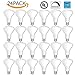 LED BR30 Dimmable Flood Bulb, 65W Replacement - 10 Watt - 650 Lumens - 2700K Soft White - Indoor/Outdoor Rated - UL & Energy Star, 24-Pack