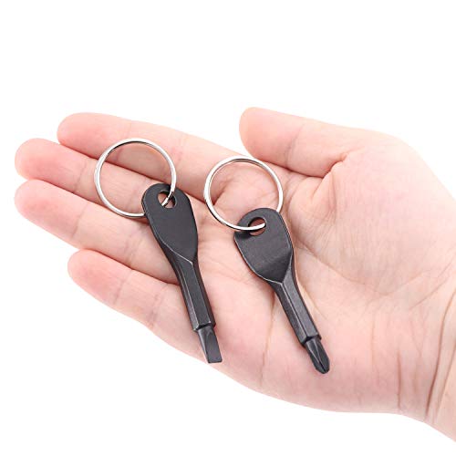 image for MATOP EDC Screwdrivers Tool - Set of 2 Outdoor Pocket Mini Tool Stainl