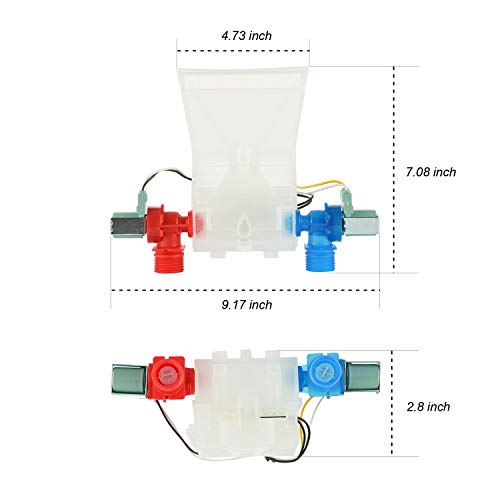 W10144820 Washing Machine Water Valve for Whirlpool Washer AP4371093 PS2347919