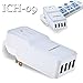 ABLEGRID 25W Multi USB 4 Port Wall Charger Rapid Station Charging For Apple Android (White)