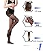 FANCAME Women's Shaping Pantyhose Ultra Sheer Control Top Silk Panty Hose Tights (Medium, Black)