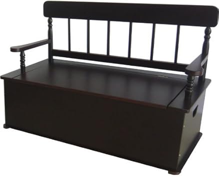 black toy box bench
